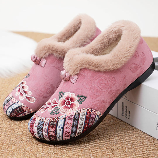 Warme Damen-Winterstiefel mit Plüschfutter EB EB