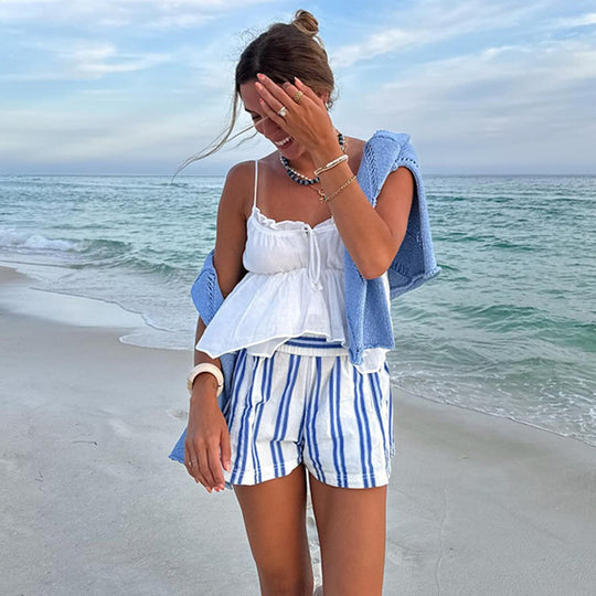 EB | Gestreifte Strandshorts