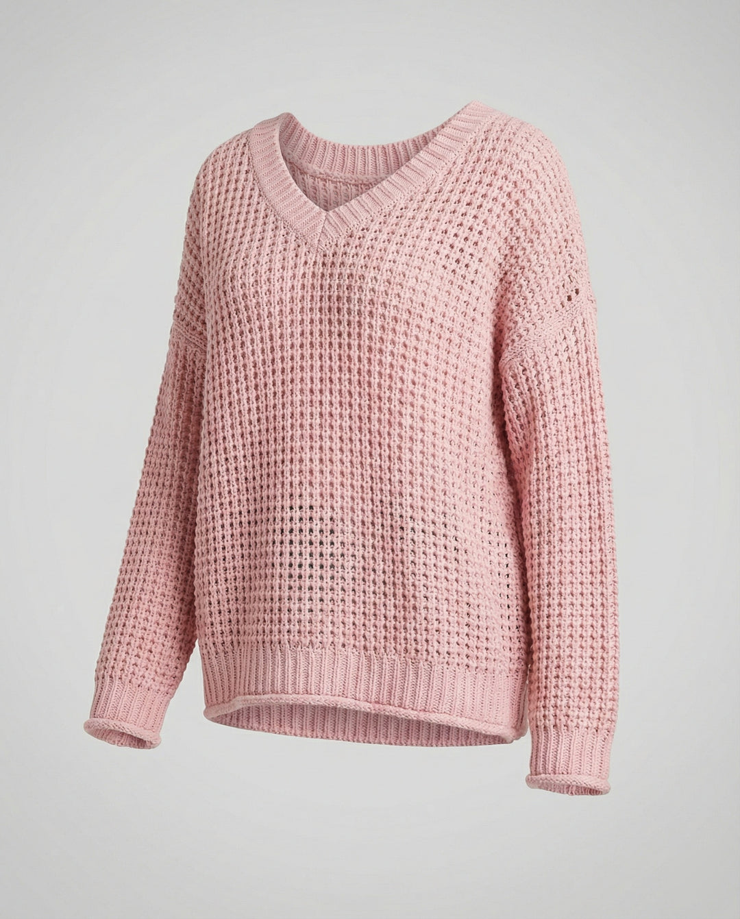 EB | oversized Pullover mit V-Ausschnitt