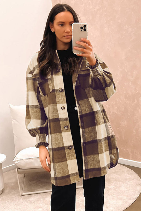 EB | Karohemdjacke Baumwolle und Polyester Perfekt Zum Layering