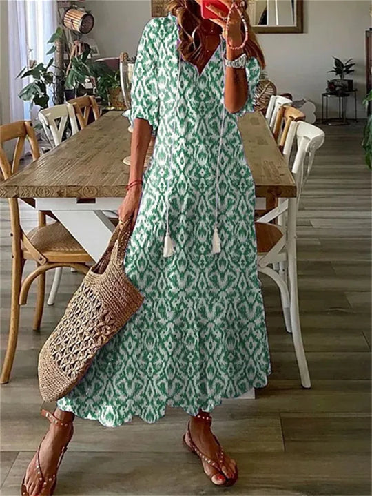EB - Elegantes Maxi Sommerkleid für Damen