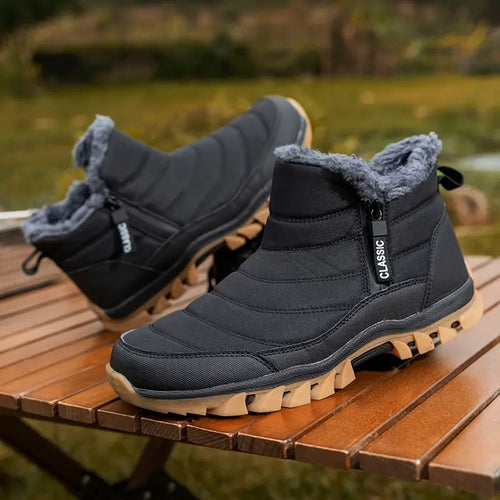 Herren Winter-Schneestiefel mit Fleecefutter EB