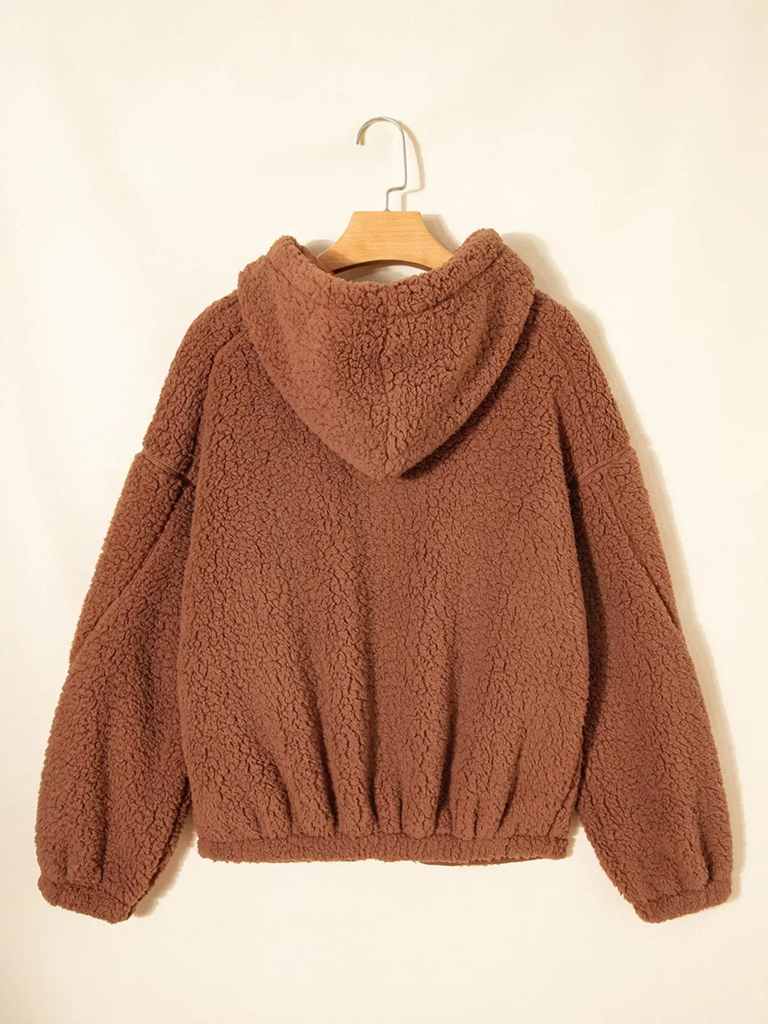 EB | Damen Relaxed Fit Zip Up Teddyjacke