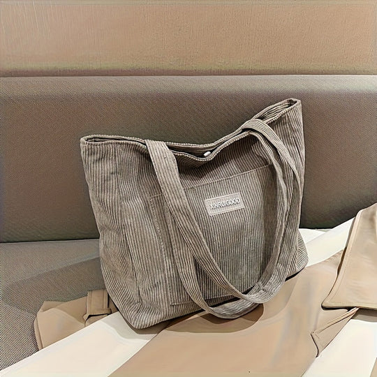 Elegante Damen Cordstoff Tasche | EB