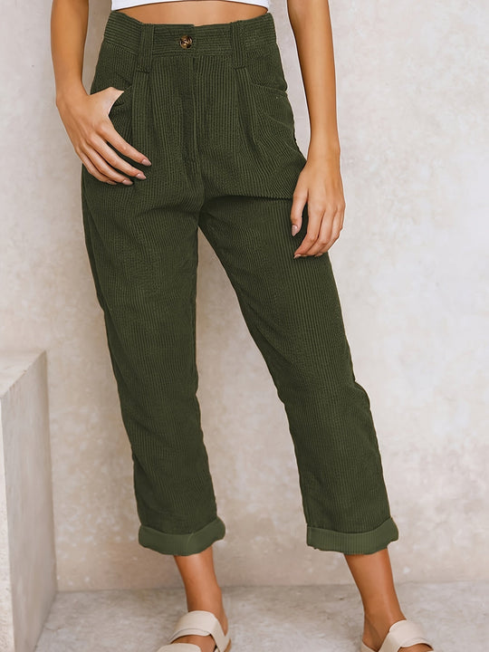 EB | Damen Stoffhose mit Geradem Bein für Eleganten Stil