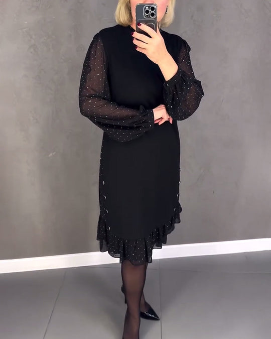 EB | Kleid mit Langen Ärmeln und Punkten