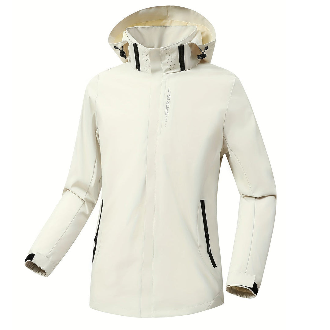 EB | Damen Sportjacke mit Kapuze, Winddicht und Wasserdicht