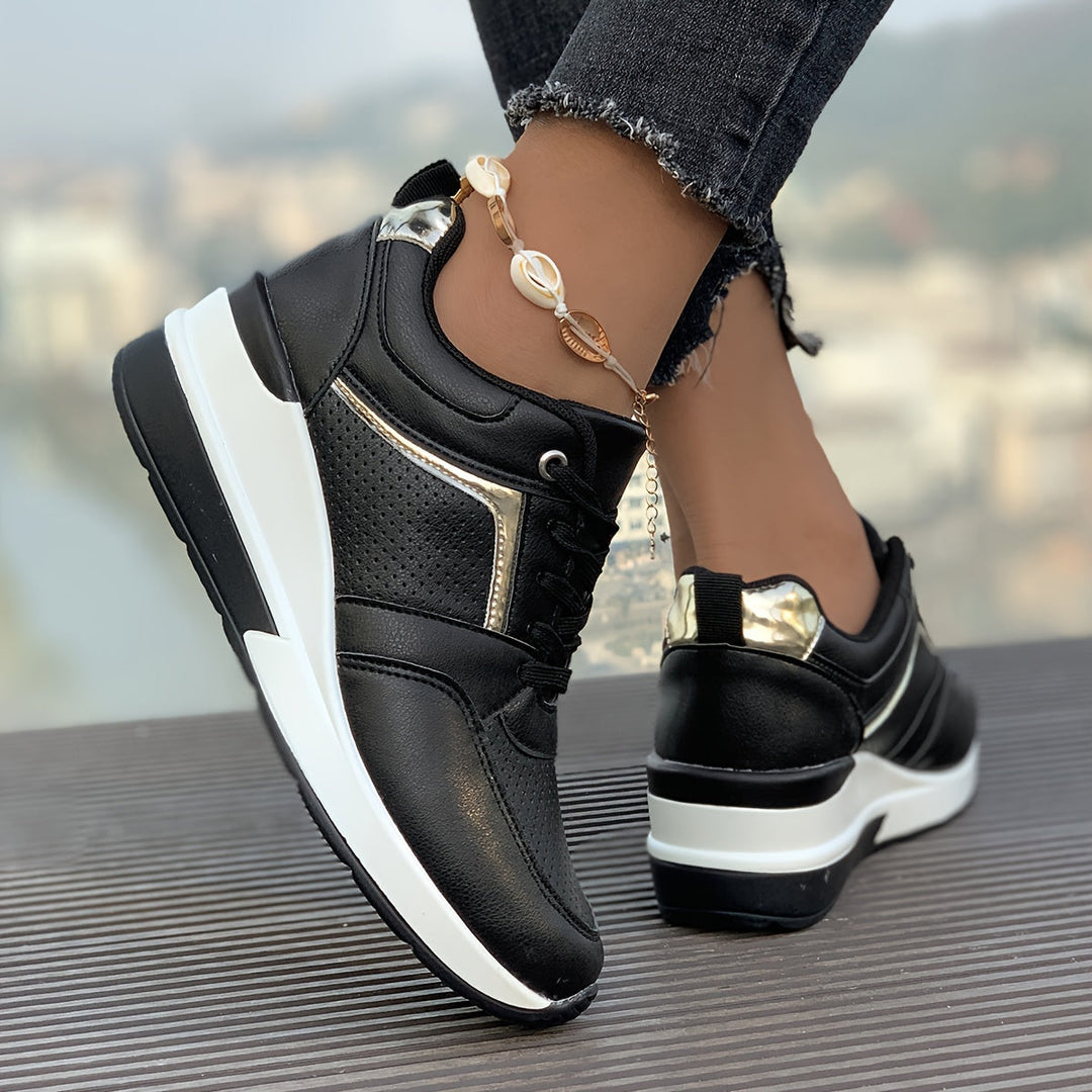 EB | Einfarbige Sneaker Für Damen Ideal Für Den Alltag