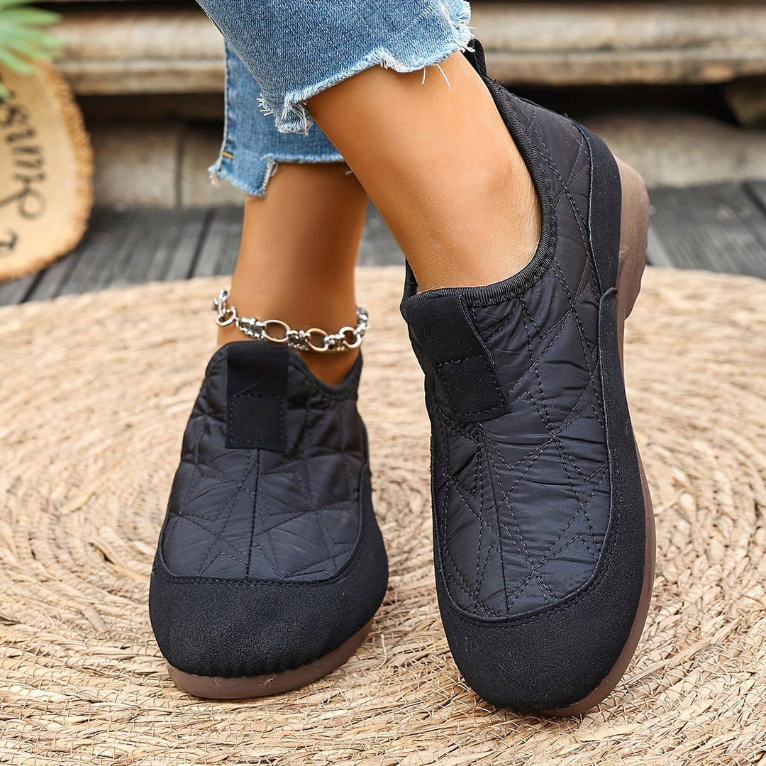 Bequeme Winterstiefel für Damen zum Hineinschlüpfen EB EB