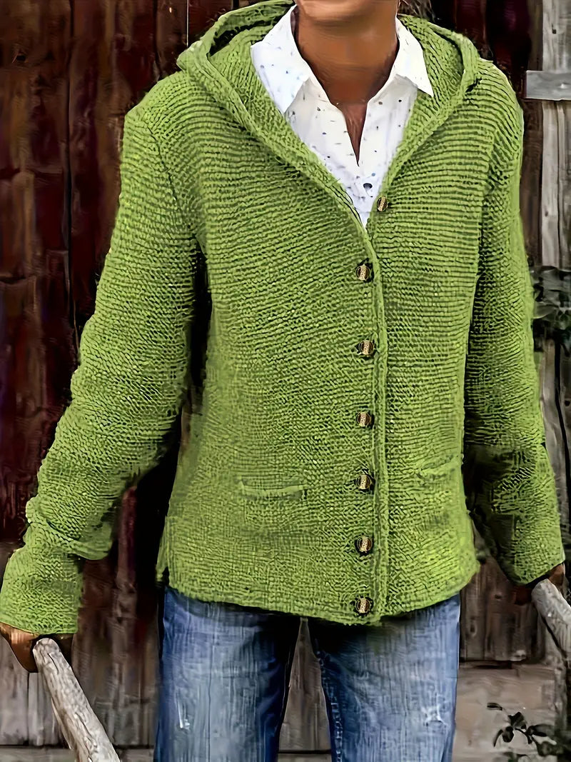 EB | Modische Strickjacke mit Knopfleiste