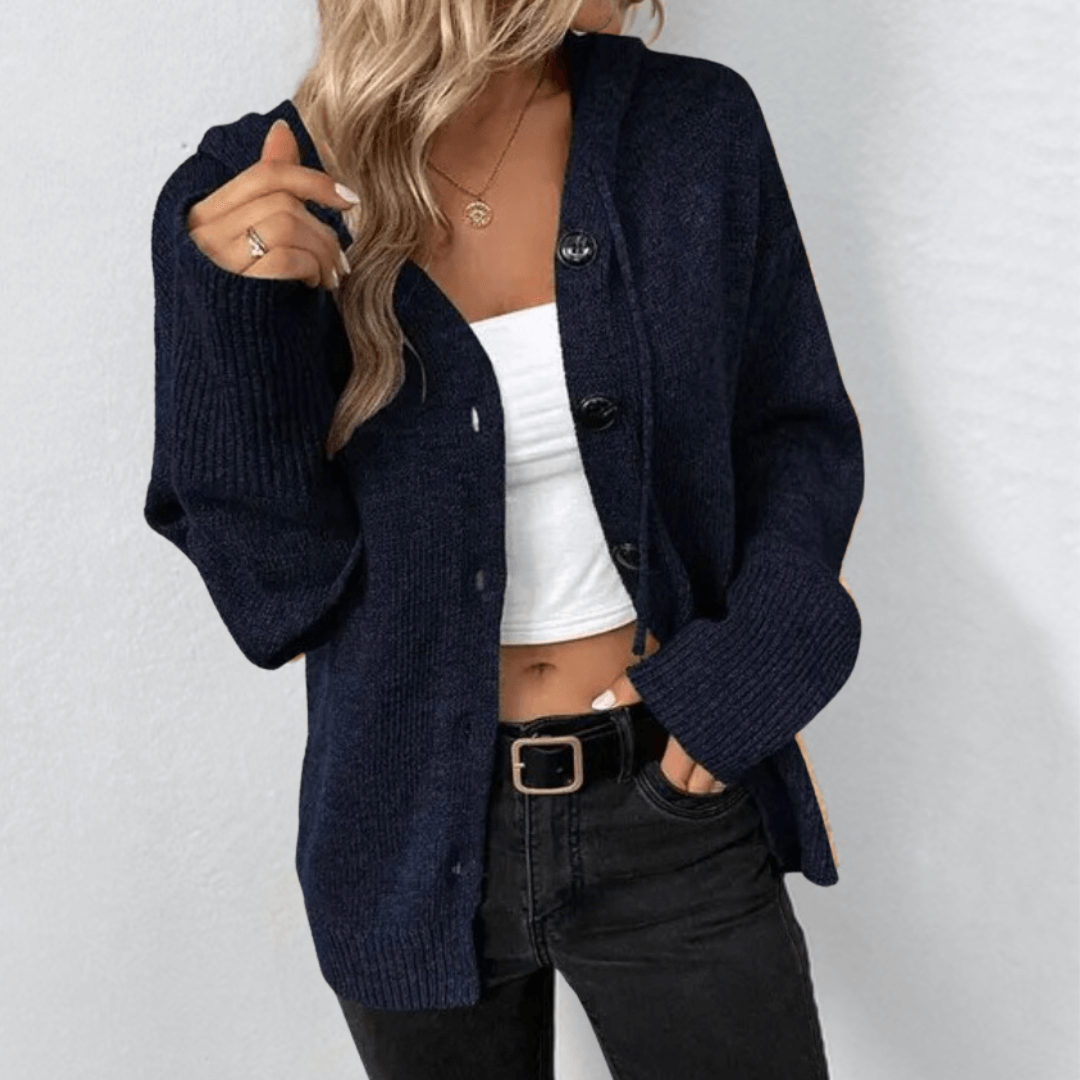EB | Strick-Cardigan mit Knopfleiste für Damen