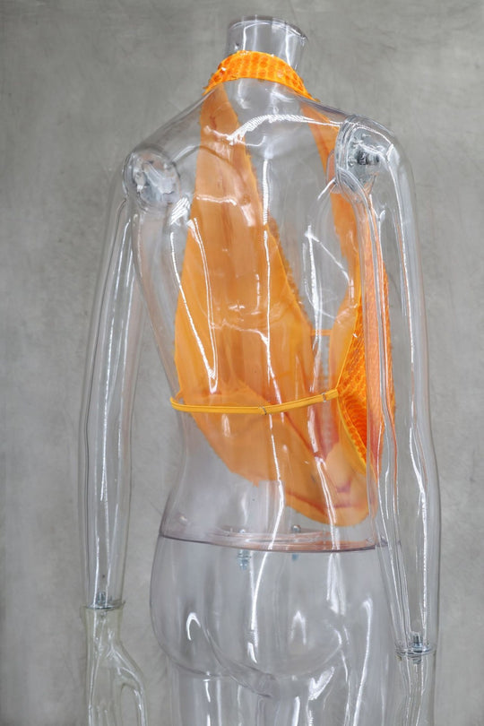 EB | Tiefer V-Ausschnitt mit Pailletten, sexy Neckholder-Kleid