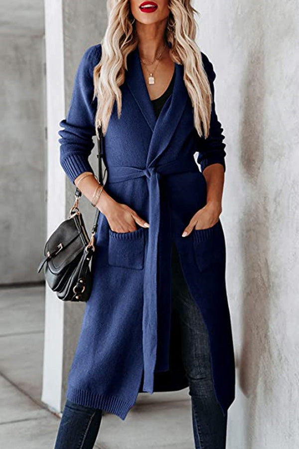 EB | Krawatten Revers Karten Strickjacke