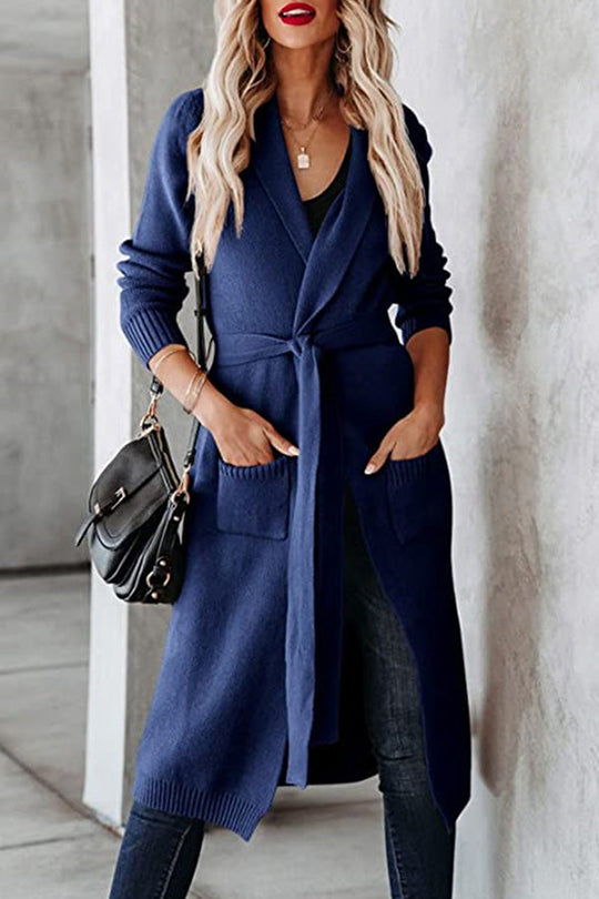 EB | Krawatten Revers Karten Strickjacke