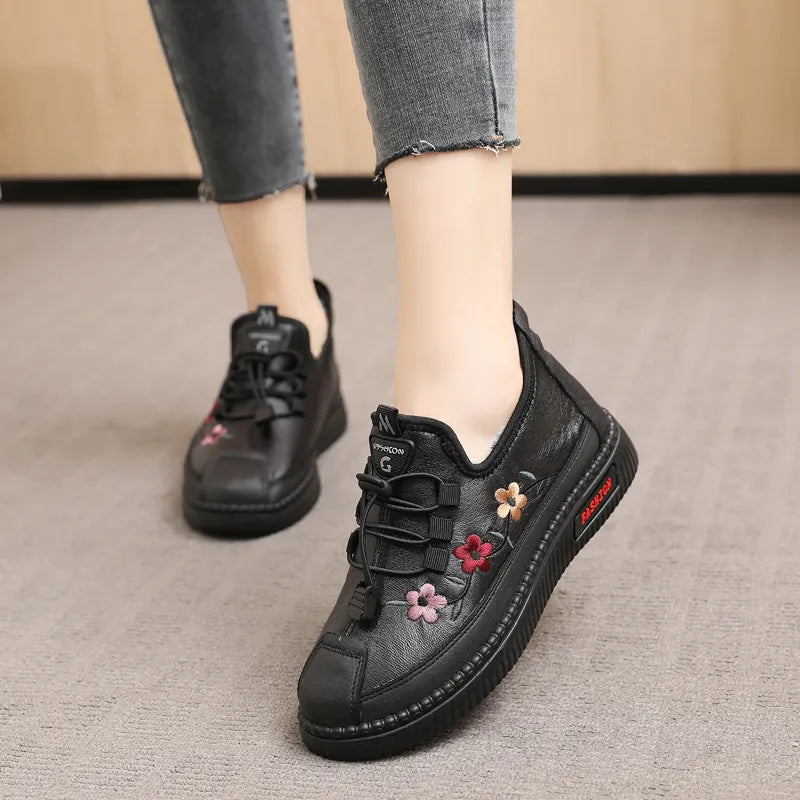 Gemma Leder Winter Sneaker | Stylisch & Bequem EB