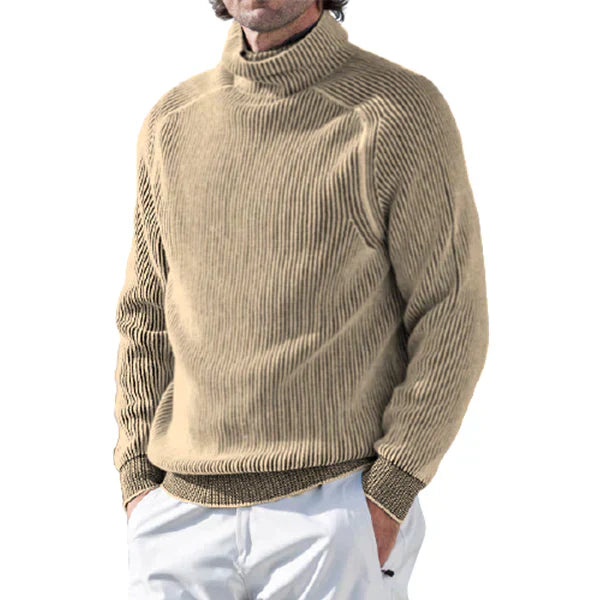 EB | Turtleneck Strickpullover Baumwolle und Polyester Komfortabel und Warm