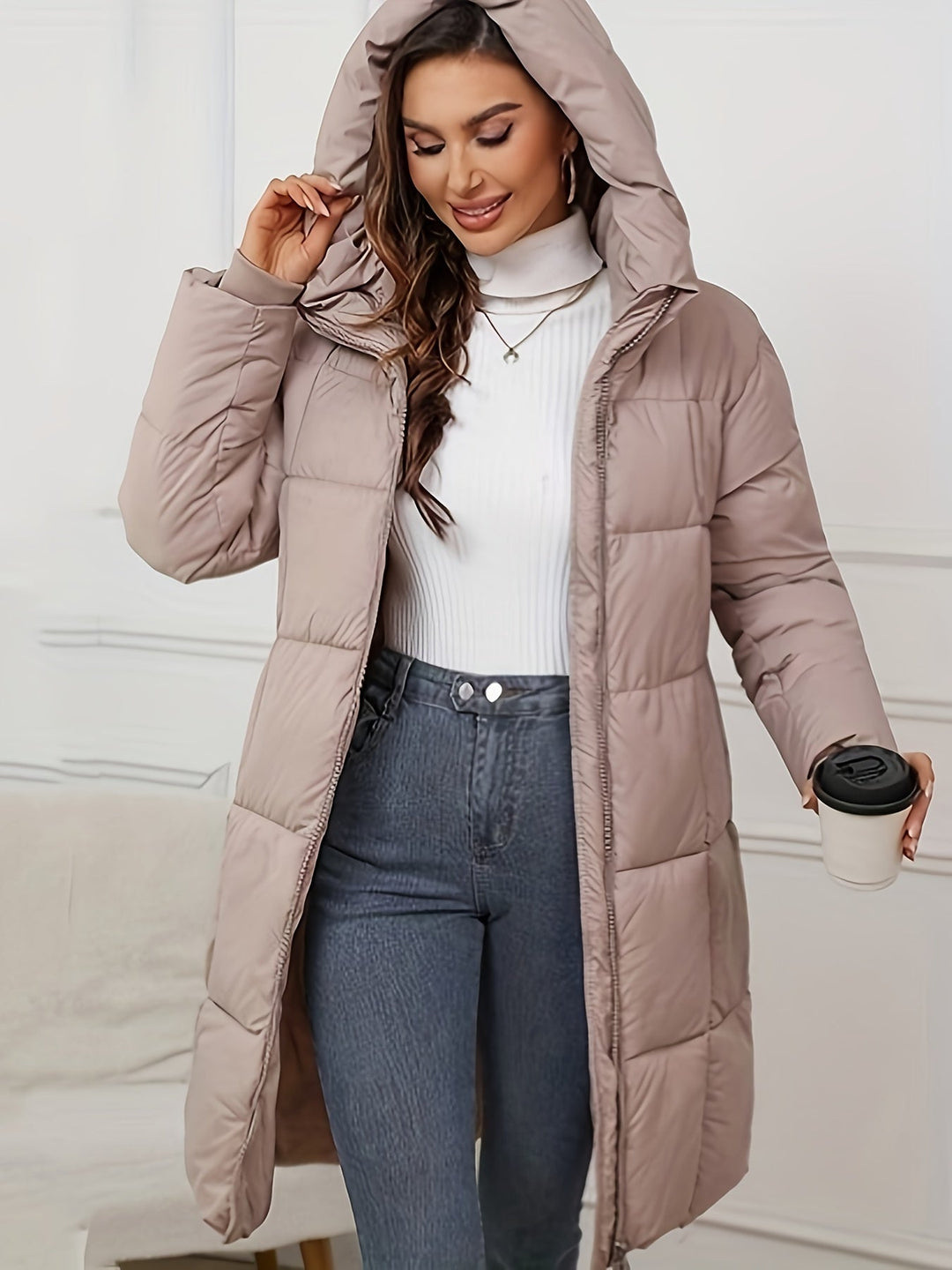 EB | Lässig Warme Kapuzenpullover für Damen Ideal für Herbst Winter