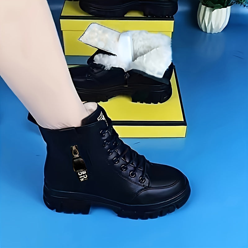Warme Lederstiefel EB EB
