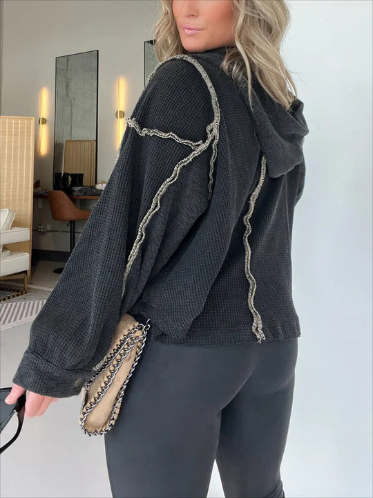 EB | Pullover mit Unregelmäßigem Saum für Herbst und Winter