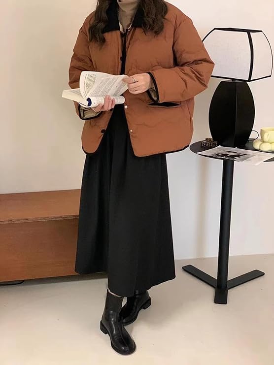EB | Steppjacke mit Kragen und Knopfleiste