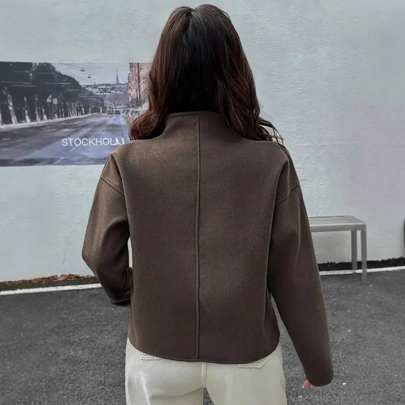 EB | Kurzjacke mit Stehkragen und Reißverschlussverschluss