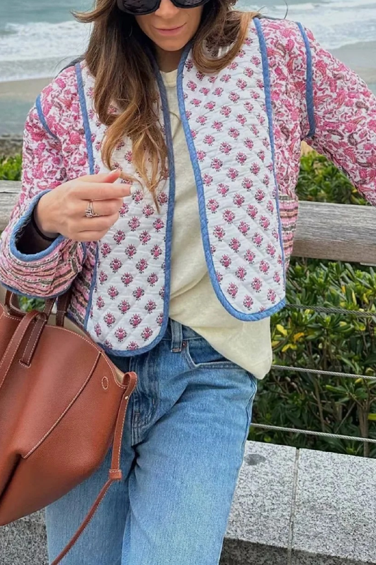 EB | Wendbare Steppjacke mit farblich passender kleiner Baumwolljacke
