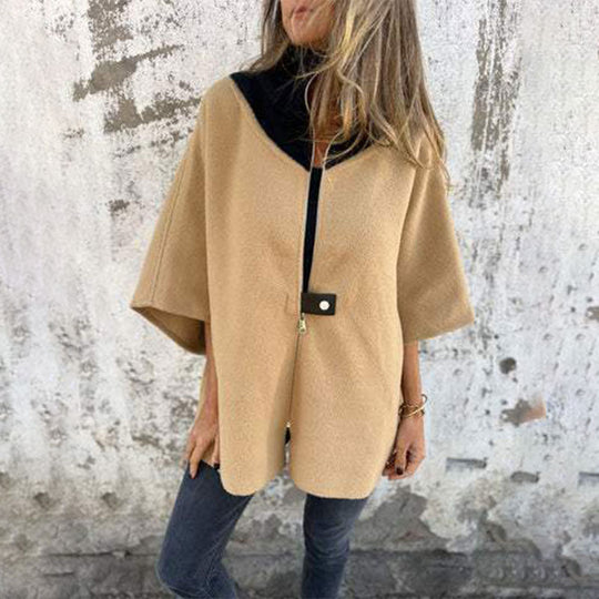 EB | Bicolor-Langjacke für elegante Lagenlooks