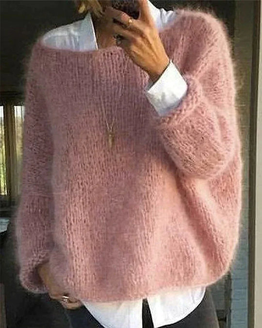 EB | Mehrfarbiger Off Shoulder Pullover