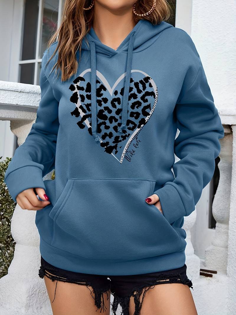 EB | Kapuzenpullover Lässiger Moderner Stil Ideal für den Winter