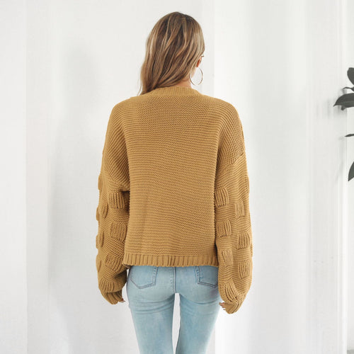 EB | Strickjacke mit Puffärmeln