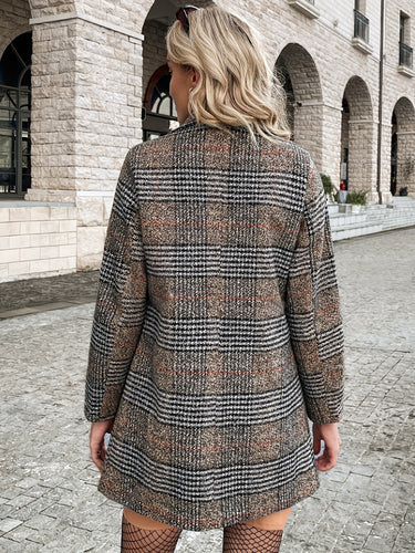 EB | Eleganter Business Doppelreiher mit kariertem Muster Ideal für alle Jahreszeiten