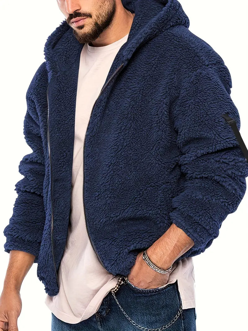 EB Teddyjacke mit Reißverschluss für Männer