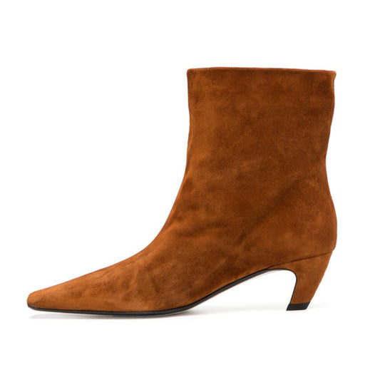 Elegante Winter-Lederstiefeletten für Damen EB