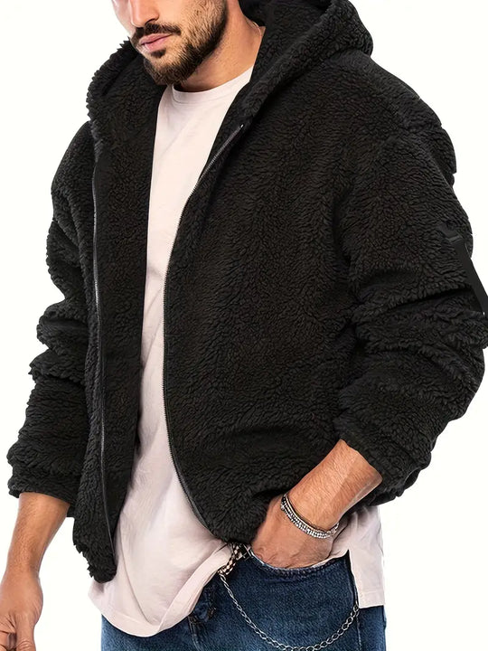 EB Teddyjacke mit Reißverschluss für Männer