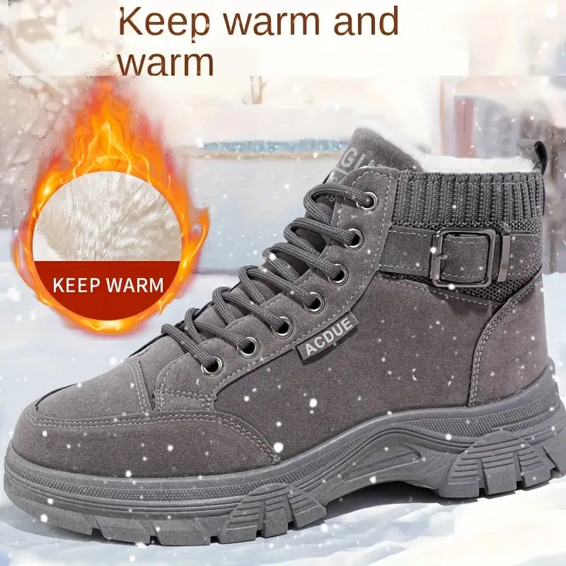 EB | Warme Samt Stiefeletten für Frauen