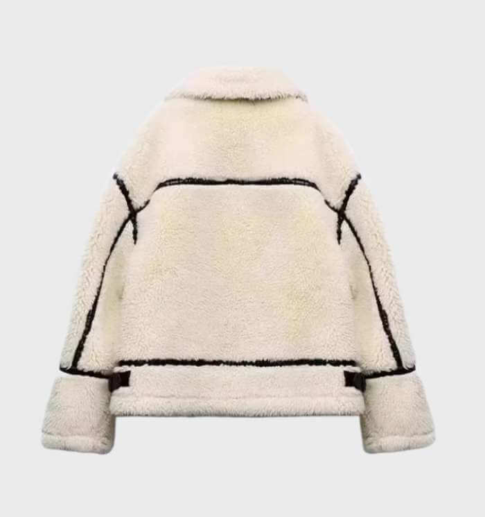 EB | Damen Oversized Fleece Zip Jacke
