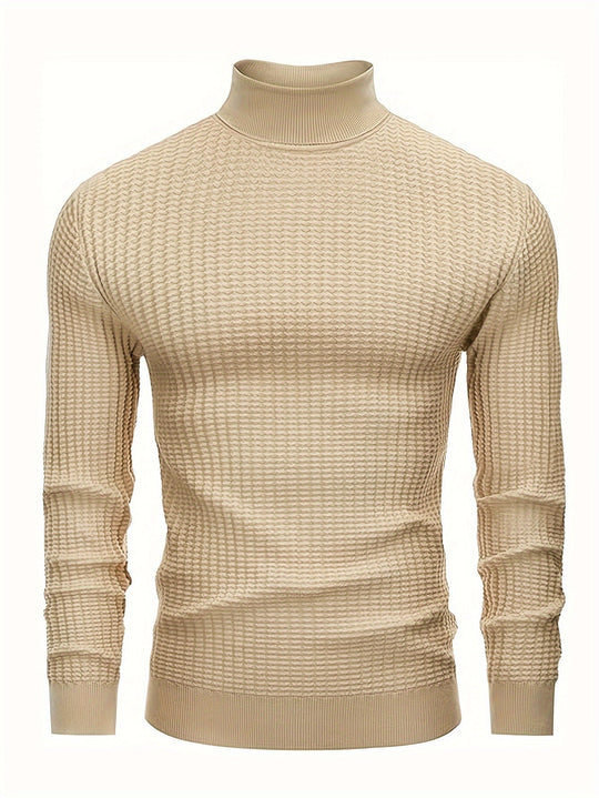 EB | Rollkragenpullover Waffelstrick Polyester-mix