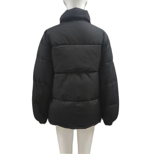 EB | Winddichte Baumwoll-Pufferjacke mit Rollkragen