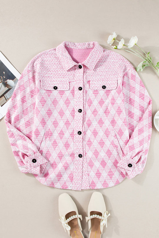 EB | Karo Hemdjacke Baumwollmischung Bunt und Schick