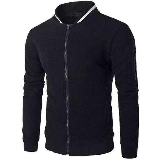 EB | Jacquard Zip-Bomberjacke