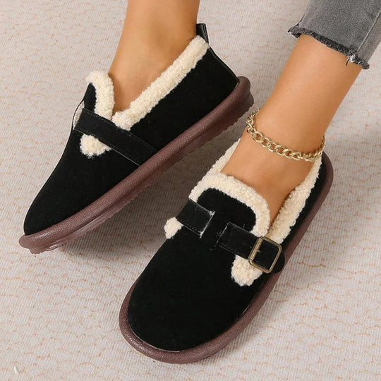 Warme und bequeme flache Schuhe EB
