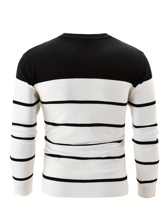 EB | Gestreifter Pullover Baumwolle Klassisch und Komfortabel