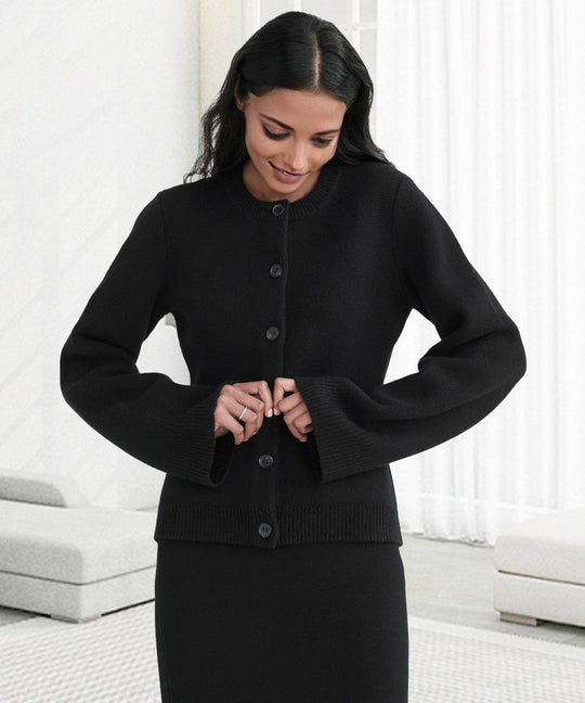 EB | Ultraweicher Knopf-Cardigan für Frauen