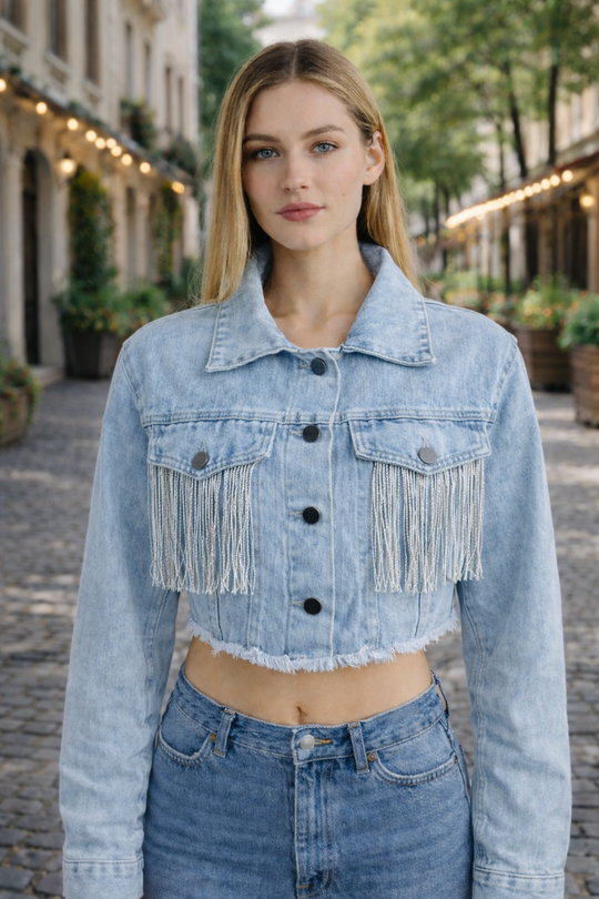 EB | Zerrissene Jeansjacke