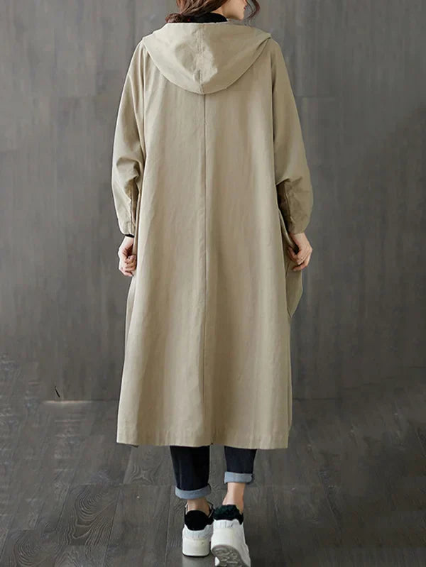 EB | Langer Wasserdichter Trenchcoat Mantel