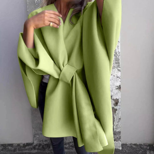 EB | Strick-Longcardigan mit Fledermausärmeln