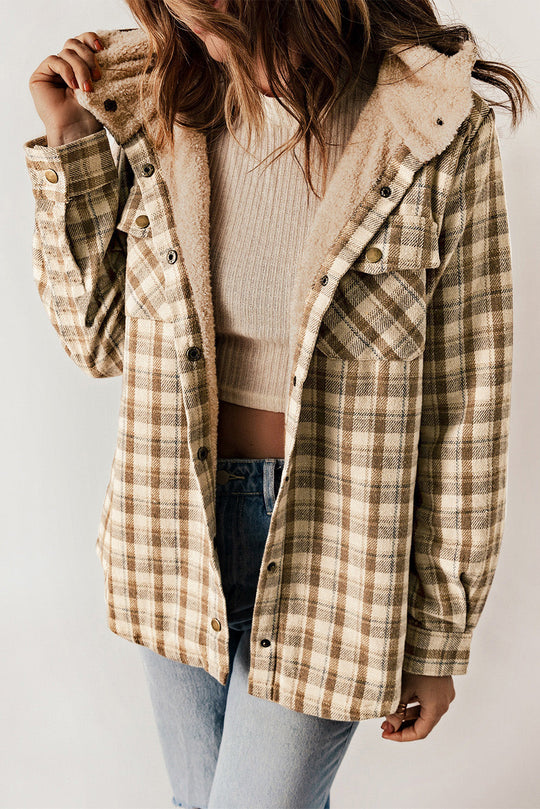 EB | Gitterjacke mit Plüschfutter Warm und Stilvoll Ideal für Den Alltag