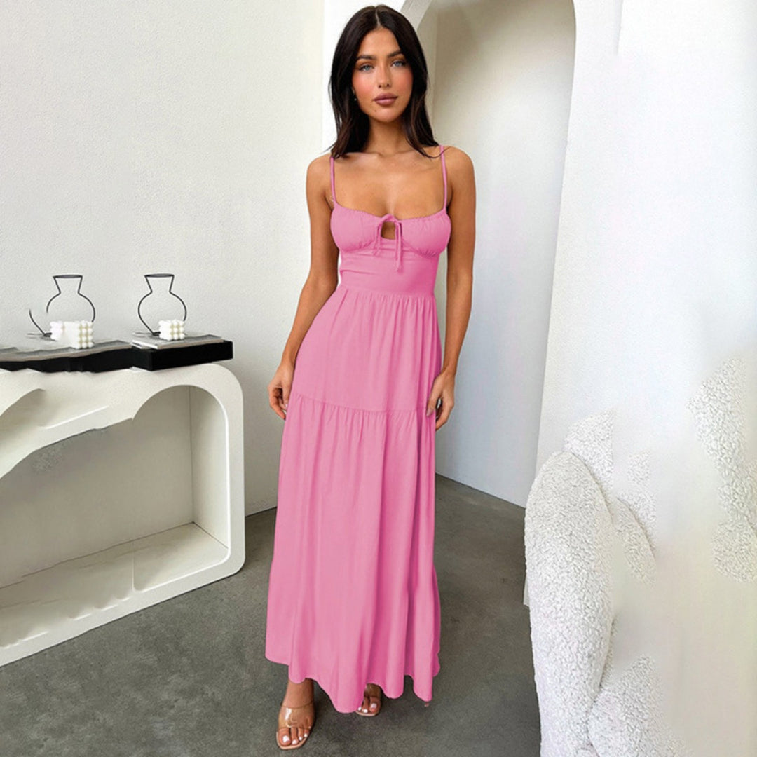 EB | Kleid mit Hosenträgern und Neckholder