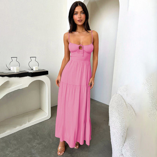 EB | Kleid mit Hosenträgern und Neckholder