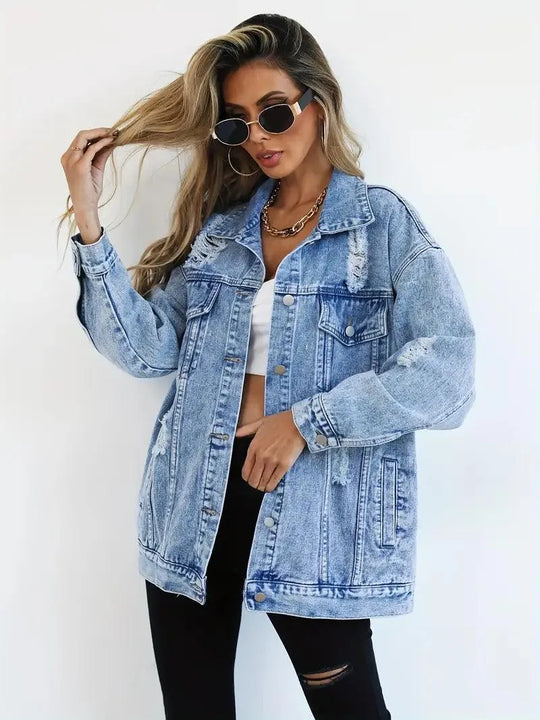 EB | Oversized Jeansjacke für Damen